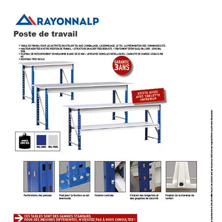 Fiche technique Rayonnalp